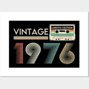 Vintage 1976 Limited Cassette Posters and Art